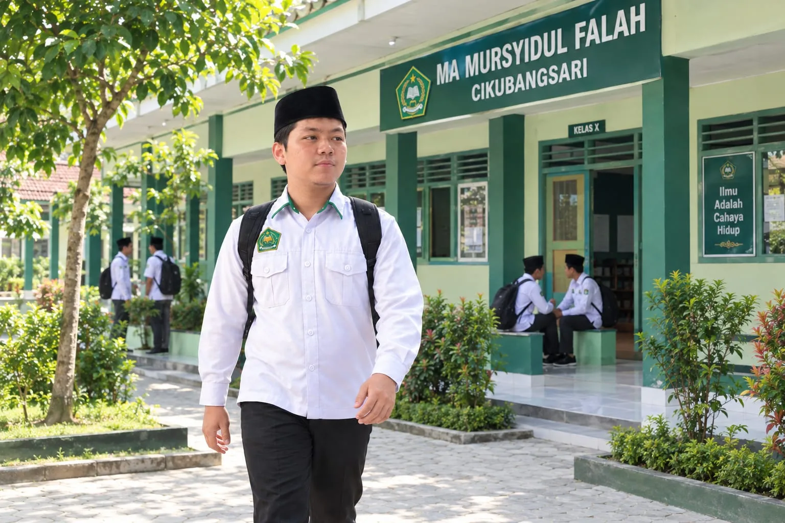 Siswa-siswi MA Mursyidul Falah Cikubangsari
